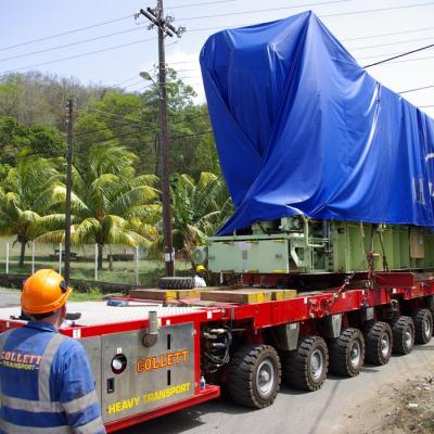 Weltweiter SPMT Transport